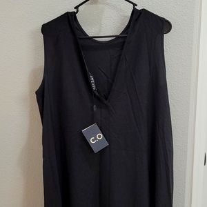 Black sheath dress